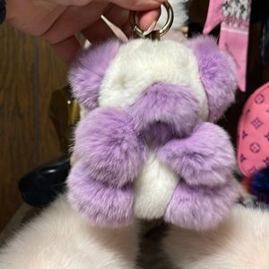 Real Fur keychain
